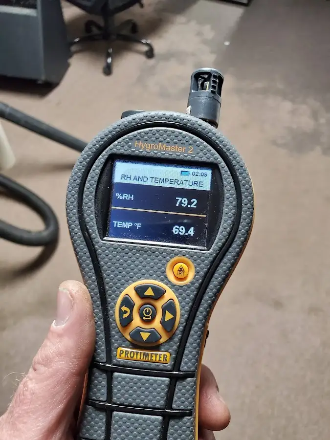 Moisture meter humidity assessment for Fire & Smoke Damage Restoration in Linwood